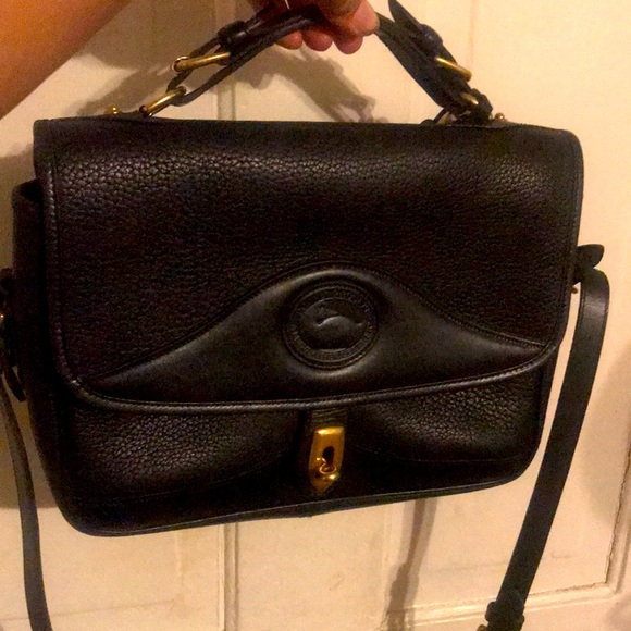 Dooney & Bourke Vtg. genuine leather bag, code # A8 005942, Made in USA - Picture 1 of 17